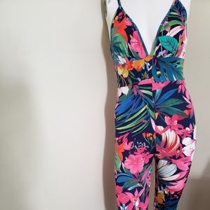 SALE!!!Fashion Nova Tropical Jumpsuit